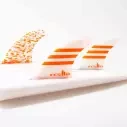 Dérives de surf FCS II Julian Wilson AirCore White/Orange