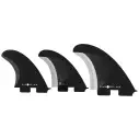 Fins Endorfins KS1 Tri-Fin Dual Tab Black
