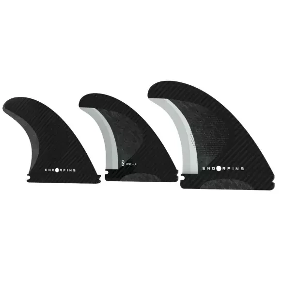 Quillas Endorfins KS1 Tri-Fin Black/White