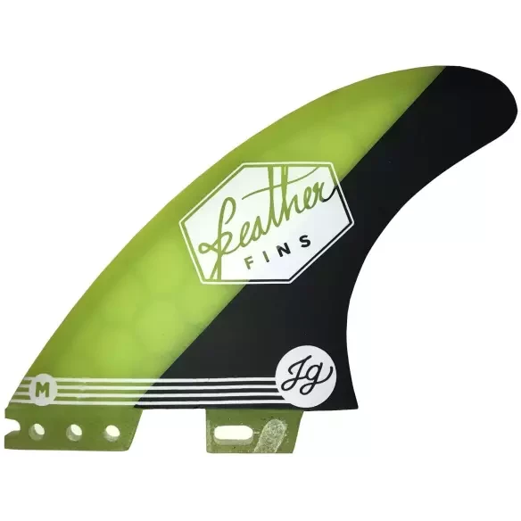 Quilhas surf Feather Fins Jonathan Gonzalez Click Tab Black/Yellow