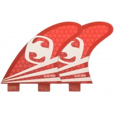 Quillas traseras quad Mundo-Surf MS-1 Corelite Red