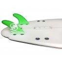 Quilhas Mundo-Surf MS-1 Corelite quad rear Lime