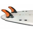Pinne quad-cresce-Mondo-Surf MS-1 Carbon Orange