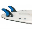 Quilhas Mundo-Surf MS-1 Carbon quad rear Blue
