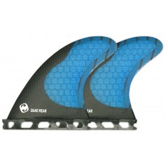 Fins Mundo-Surf MS-1 Carbon quad rear Single Tab Blue
