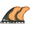 Quilhas Mundo-Surf MS-1 Carbon quad rear Single Tab Orange