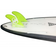 Quilhas Mundo-Surf MS-1 Corelite quad rear Single Tab Yellow 2