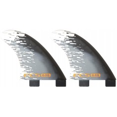 Pinne FCS PC Quad Rear Smoke/Orange