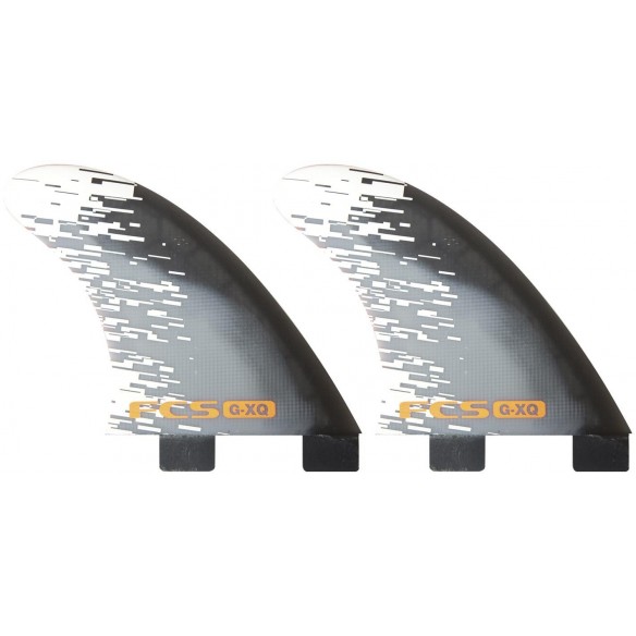 Quilhas surf FCS PC Quad Rear Smoke/Orange