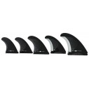 Ailerons de surf Endorfins KS1 Tri-Quad Black