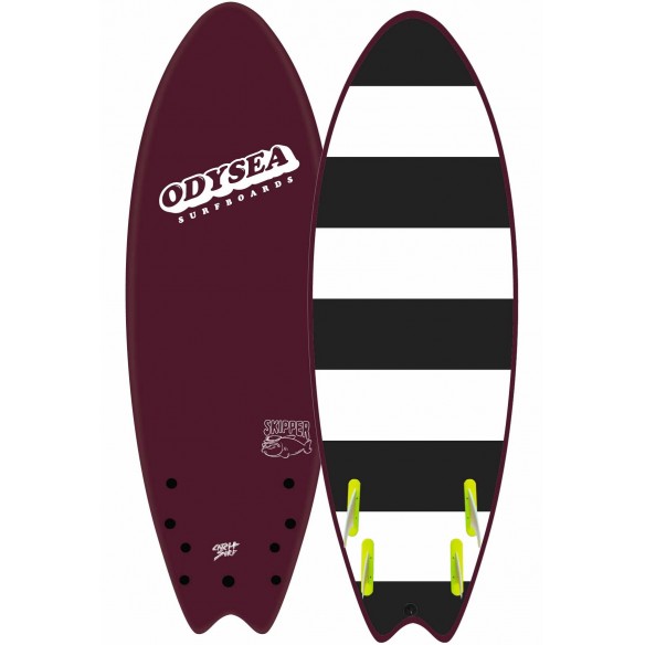 Tabla softboard Catch Surf Skipper Quad Maroon