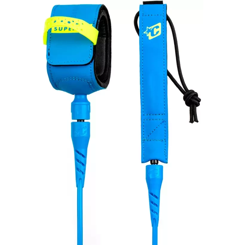 Leash surf-Creatures SuperLite Lite Blue/Lime