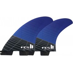 Finnen surf FCSII Matt Biolos PCC Tri-Quad Blue