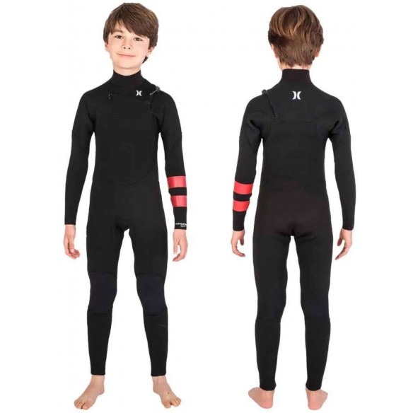 Neopreen Hurley Advantage youth 3/2mm Black/Red