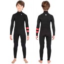 Fato Surf Hurley Advantage youth 3/2mm Black/Red