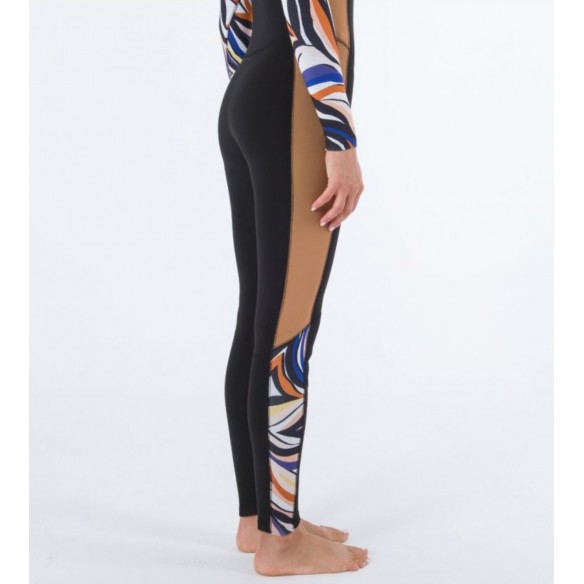 Muta surf Hurley Plus Womens 4/3mm Printed Aurora Green