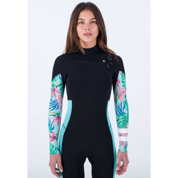 Fato Surf Hurley Plus Womens 3/2mm Printed Java Tropical