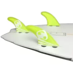 Mundo-Surf MS-1 Core Lite fins Yellow 2