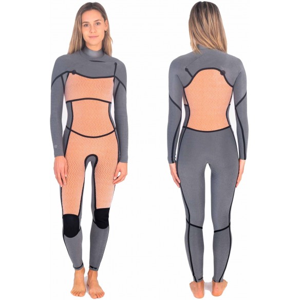 Neopreen Hurley Plus Womens 4/3mm Printed Java Tropical