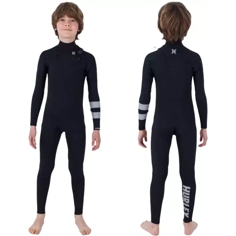 Wetsuit Hurley Advantage Kids 4/3mm Black