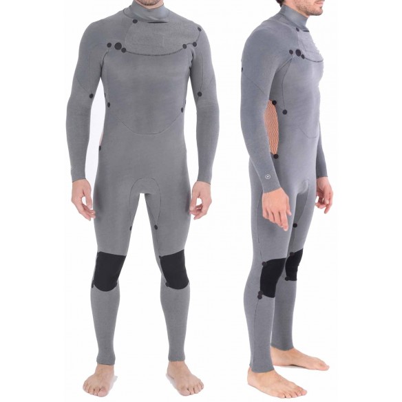 Fato Surf Hurley Advantage Kids 4/3mm Black/Red