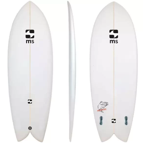 Tabla de surf Retro Fish MS Black Bass Retro Twin
