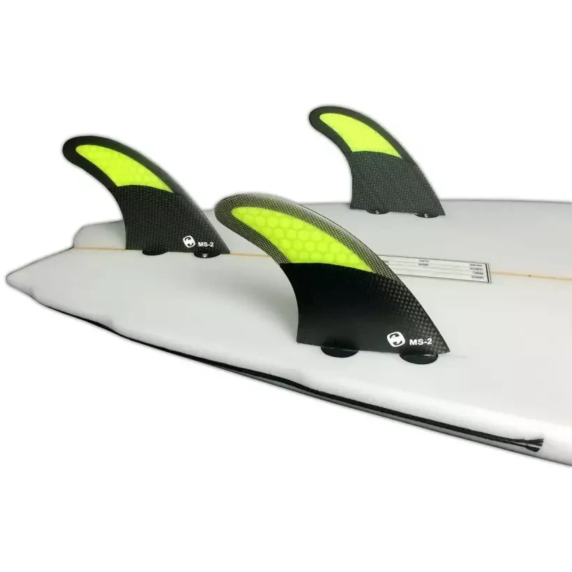 Dérives de surf MS-2 Carbon Corelite Yellow
