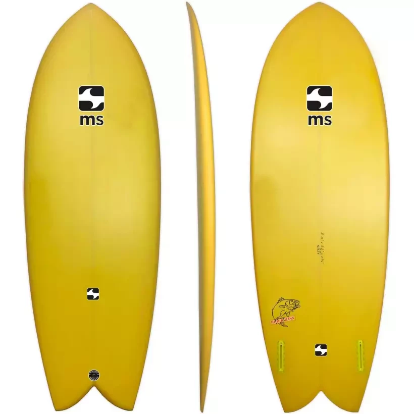 Tabla de surf Retro Fish MS Black Bass Retro Twin