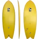 Tabla de surf Retro Fish MS Black Bass Retro Twin