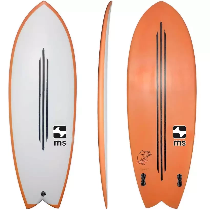 Planche de surf Retro Fish MS Black Bass Retro Twin CFE
