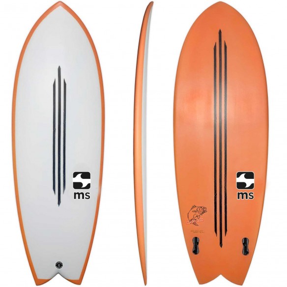 Surfbretter Retro Fish MS Black Bass Retro Twin CFE