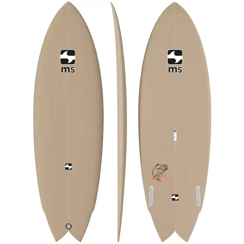 Surfbretter MS Black Bass Modern Twin