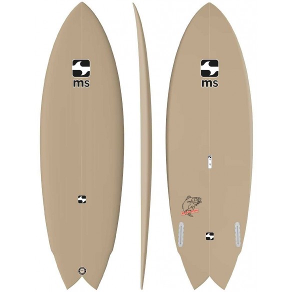 Surfboard MS Black Bass Modern Twin