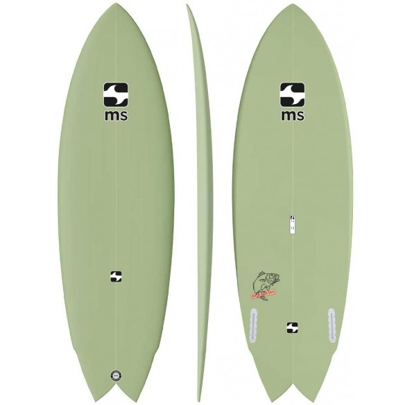Planche de surf MS Black Bass Modern Twin