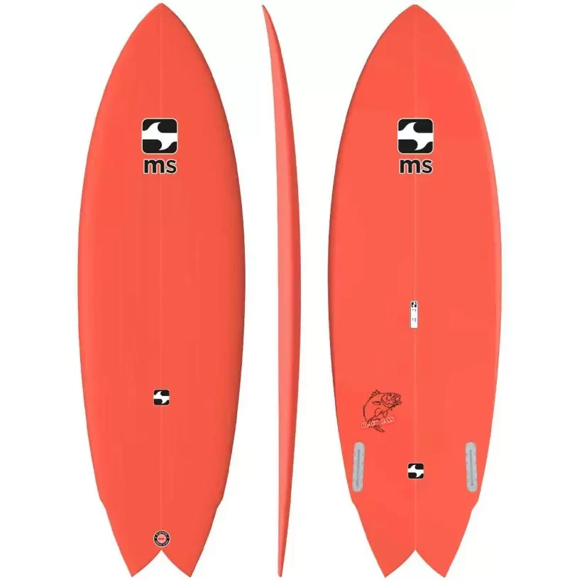 Prancha de surf MS Black Bass Modern Twin