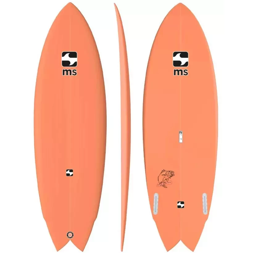 Tabla de surf MS Black Bass Modern Twin