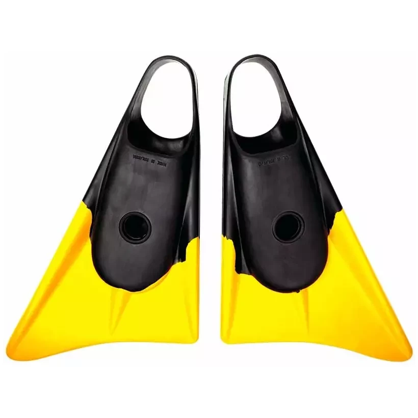 Limited Edition Michael Novy Black/Yellow swimFins
