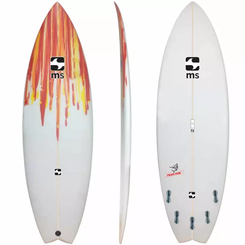 Surfboard MS Crazy Fish