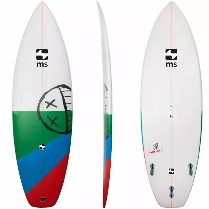 MS Crazy Fish Squash Surfboard