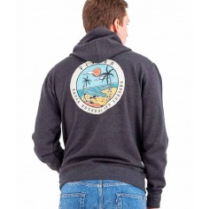 Sudadera Vissla Coastal Black Heather 2