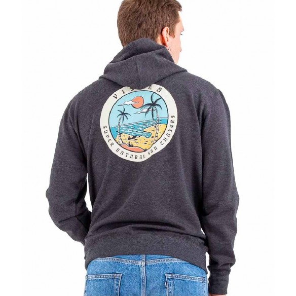 Sweat-shirt Vissla Coastal Black Heather