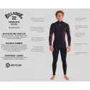 Fato Surf Billabong Absolute Natural 4/3mm CZ Black