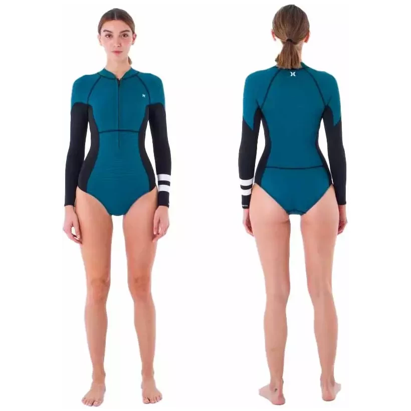 Wetsuit Hurley Women Advantage texture 2mm Black/Sky Blue
