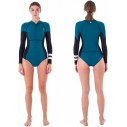 Muta surf Hurley Women Advantage texture 2mm Black/Sky Blue