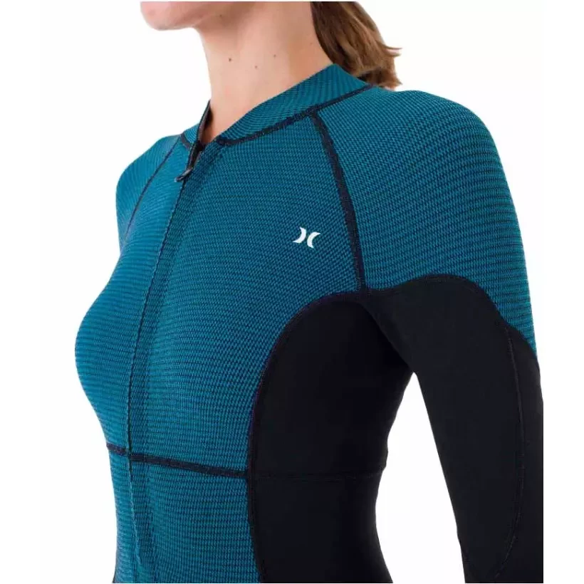 Traje Neopreno Hurley Women Advantage texture 2mm Black/Sky Blue