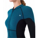 Wetsuit Hurley Women Advantage texture 2mm Black/Sky Blue