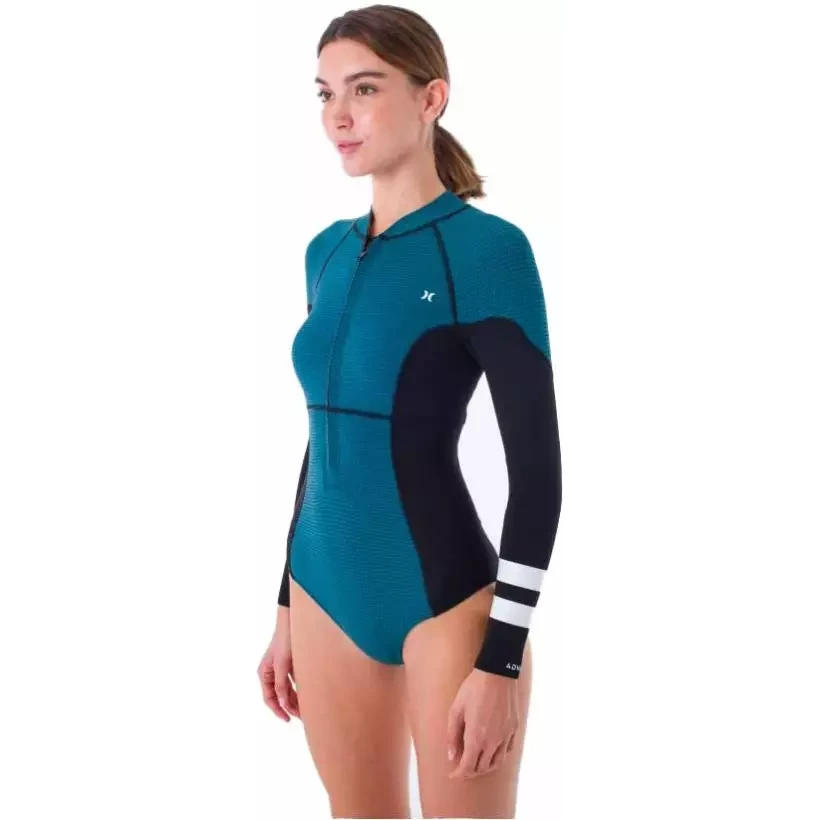 Muta surf Hurley Women Advantage texture 2mm Black/Sky Blue