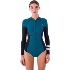 Wetsuit Hurley Women Advantage texture 2mm Black/Sky Blue 2