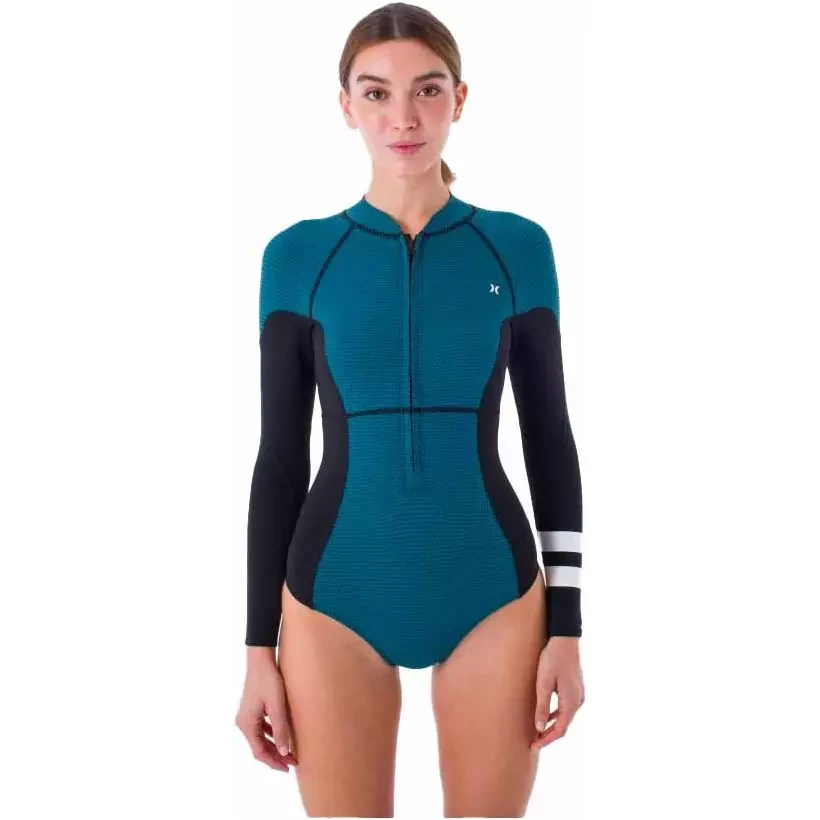 Wetsuit Hurley Women Advantage texture 2mm Black/Sky Blue