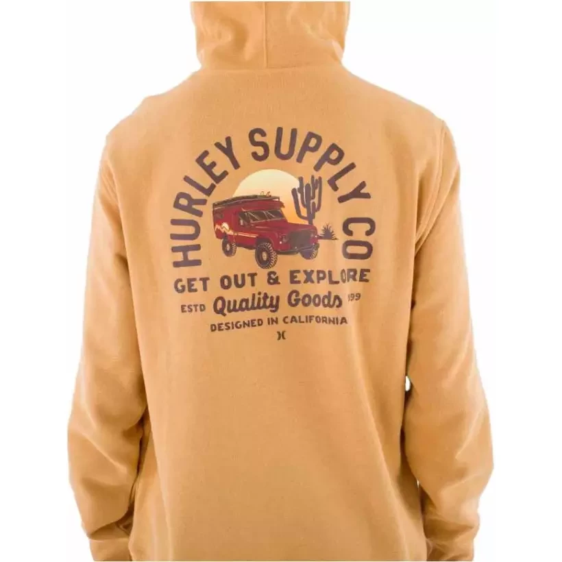 Sweat-shirt Hurley Deserted fleece Pebble